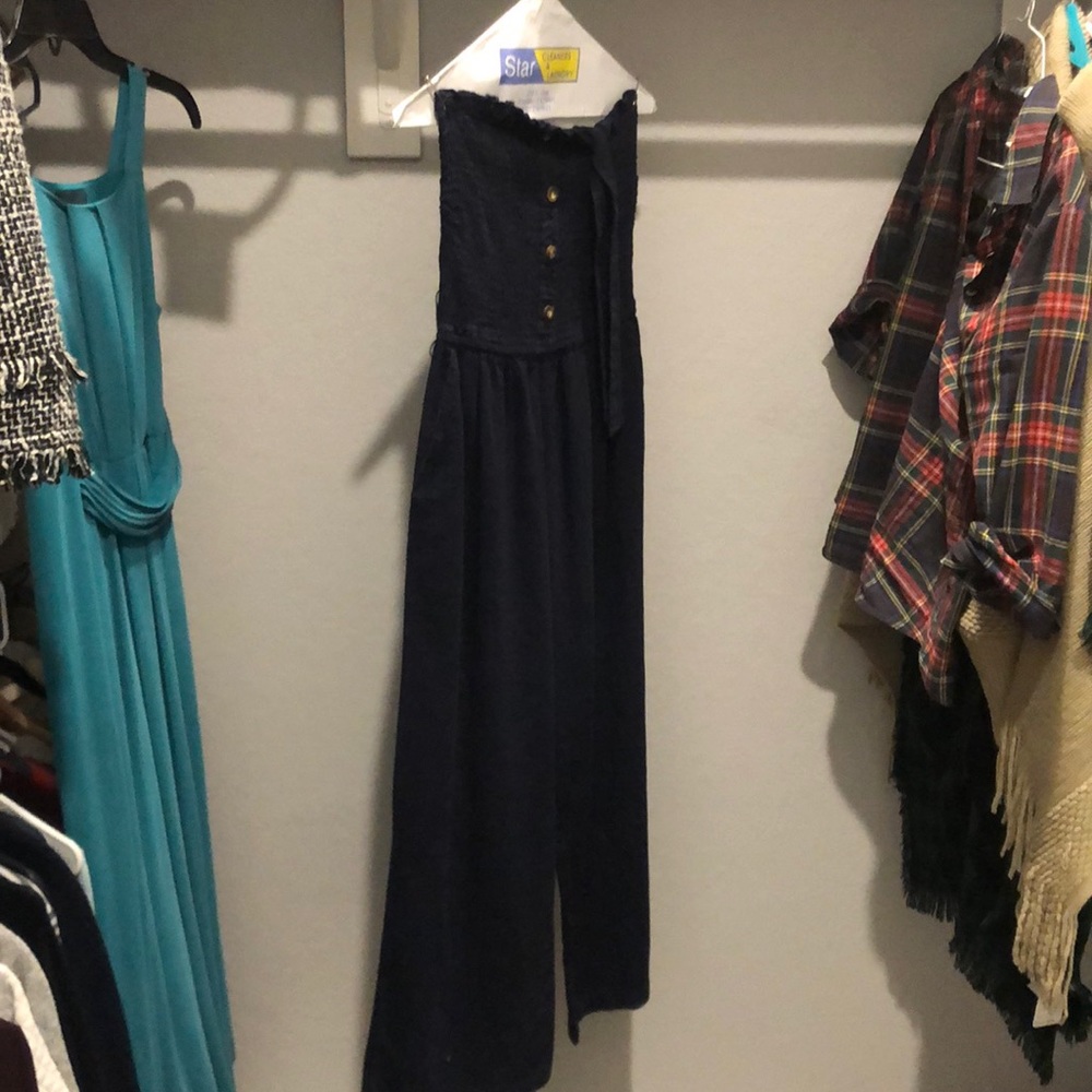 Abercrombie&Fitch pants jumpsuit - navy blue
